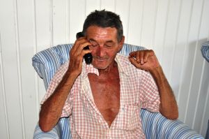 Manoel falando com sua Mãe em Natal/RN