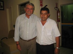 Ex-Governador Zeca e Secretrio de Sade do Municpio Juvenaldo dos Santos
