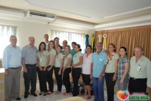  Vereador Loureno,Prefeito e servidores da Cmara Municipal de Costa Rica-MS