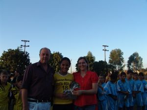 Prefeito Baird, Prof Marcia e alunos