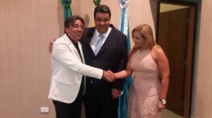 Vereador Chito, Delano e esposa Elaine