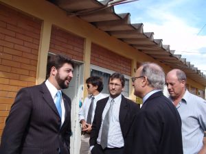 Promotor Bolivar, Secretrio Jacini,Prefeito Baird,Juiz Luiz Alberto e delegado Cleverson