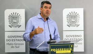 O presidente do Comit Gestor do Prosseguir, o secretrio de Infraestrutura Eduardo Riedel