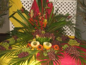 Mesa decorada