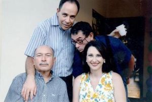 Abner e seus trs  filho: Anilbal, Hamilton e Humberta