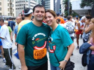 Orisvaldo Paulino e a esposa Dbora Maria de Souza Paulino 