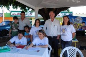 Prefeito Baird e equipe de sade