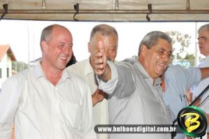 Prefeito Baird, Presidente da Cmara Adair Tiago e Governador Andr