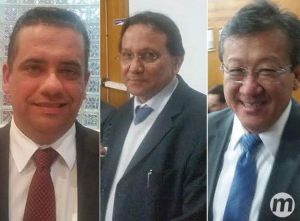 Esquerda para direita na ordem dos trs primeiros: Alexandre Bastos, Joo Arnar Ribeiro e Honrio Suguita 