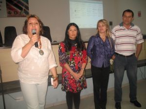 Marilete Bertuol Gazoni,Elisete Obara,Cristiane Rodrigues de Freitas e Jesus Aparecido
