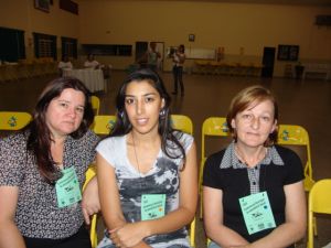 Claudete,Kamila e Ivania