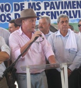 Prefeito Baird, vereador Adair Tiago Governador Andr Puccinelli  Ambos PMDB