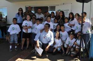 Alunos do Projeto Florestinha