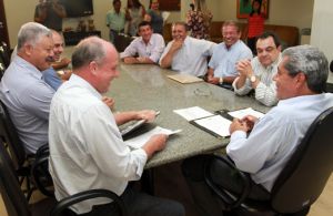 prefeiro Baird, Governador Andr, Secretrio Wilsom e Vereadores de Costa Rica