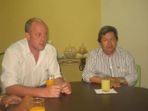 Prefeito Jesus Queiroz Baird, deputado estadual Onevan de Matos